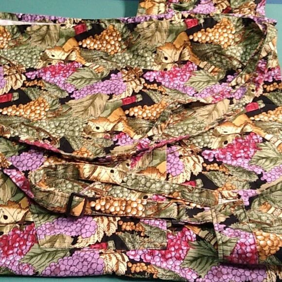 Chefwear Grape Print Apron and Hat Set Cottagecore Grandmacore - Picture 6 of 7